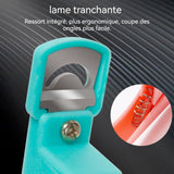 oupe-ongles 13,3 x 7,2 cm lame tranchante ressort intégré emballage individuel différentes méthodes de coupe coupe facile