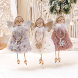 3 pendentifs de poupée créatifs, décoration de noël, mignon, étoile à cinq branches, ange fille, pendentif arbre de noël
