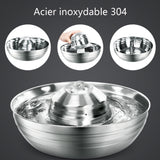 Abreuvoir pour animaux de compagnie  Acier inoxydable  Électrique  Abreuvoir à recirculation  Abreuvoirs pour chats et chiens