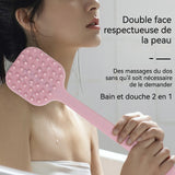 Brosse Dos Douche 82x360x40mm Nettoyage en profondeur Les deux côtés disponibles et Matériaus sûr Confortable Brosse de Bain