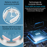 Masseur pour biceps et cervicales 15 cm Minuterie intelligente de 15 minutes 4 modes Chargement USB Compresseur chaud Masseur de Cou