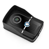 Sonnette d'interphone vidéo filaire 7 pouces Téléphone étanche Digital HD Infrarouge Vision de nuit Sonnette de porte Maison