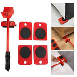 Leve meuble 150kg capacité de charge grue 1 tige de levage et 4 kit de deplace meuble lourd sans effort deplace meuble a roulette