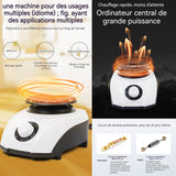 Sèche-linge électrique 900w 22,5x22,5x17cm chauffage PTC avec 5 niveaux minuterie fonction et étanche fonction sèche-linge pratique