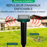 Repulsif taupe solaire 8pcs 500mah LED conduite à 360 degrés recharge solaire anti taupe 24h de travail continu ultrason nuisible