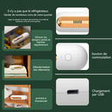 Désodorisant pour Réfrigérateur Ozone Denerateur Purificateur D'air  Destructeur d'odeur pour réfrigérateur Placard à Chaussures