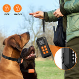 Dispositif de dressage de chien 800m collier de choc électrique étanche rechargeable dispositif de dressage de chien télécommandé