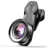 Objectif macro 10x 120 degrés super grand angle professionnel pour smartphone HD objectif fixable zoom oeil de poisson externe