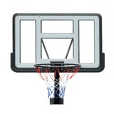 Panier de basket 110x75cm taille du panneau de basket montage mural panneau de basket  suspendu avec vis plaque d'acier  PVC noir