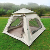 Tente de camping Portable compte simple couche Oxford tissu double tente tente de camping en plein air tente de terrain gonflable