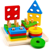 Blocs de construction 17 PCS 12,5x6cm jouets puzzle en blocs et caoutchouc jeux montessori enfant pour les enfants âgés de 3 ans