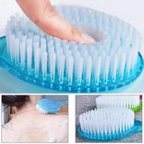 Brosse de bain 36,5x7x3cm brosse de bain à long manche matériau écologique poils doux durable élimine facilement les peaux mortes