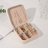 Boîte à bijoux portable pour colliers et bagues Organisateur de bijoux Meilleur cadeau pour les filles et les femmes