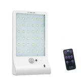 Lampe murale solaire  Détecteur de télécommande  Étanchéité IP65 3 modes intelligents 7 niveaux de température de couleur réglables