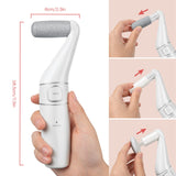Rapeuse pieds electrique anti-callosités vitesse réglable multifonction sans fil ponceuse pieds râpe à pieds pédicure electrique