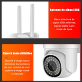 Caméra surveillance wifi extérieure 1080p fonction de croisière automatique réglage automatique l'angle de surveillance  H,264/H,265