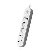 Multiprise multiprise à quatre trous multiprise câblage USB prise de courant bande de traînée 3 mètres
