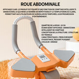 Roue abdominale pour entraînement de la force abdominale et abdominale débutants et entraînement avancé de la force abdominale