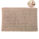 Tapis de salle de bain antidérapant tapis de salle de bain absorbant tapis de salle de bain beige tapis de salle de bain 50*80 cm