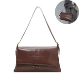 Mode dames sac à dos sac de messager grande capacité une épaule sous les bras sac diagonale sac de banlieue sac en cuir véritable