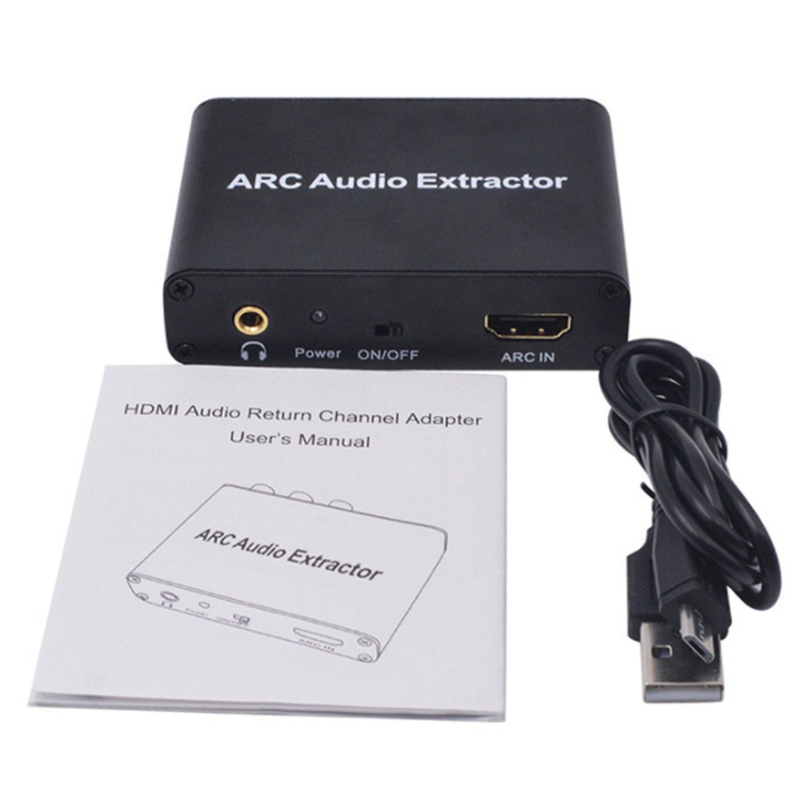 Adaptateur ARC vers audio, adaptateur de retour audio HDMI, convertiss –