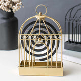Cage à oiseaux moustique bobine support moustique bobine suspendu portable moustique bobine boîte feu fer moustique bobine boîte