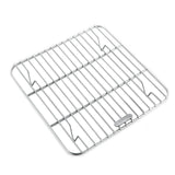 4 pcs Grille de refroidissement 38x38cm Gril d'extérieur carré Grilles de barbecue Grille cuisson Grilles barbecue Grille carrée