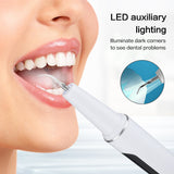 3 en 1 Mini fil dentaire  Smart Electric  Têtes de brosse remplaçables  Nettoyage buccal   Détartrage  Blanchiment des dents