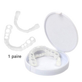 Dents décoration 1 paires non poreux résine silicone utilisation modèles de jouets dentaires dents de simulation pour hommes femmes