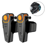 Talkies-walkies Bluetooth pour motos 450mAh Lot de 2   Traitement anti-bruit   Résistant à l'eau et au soleil   Convient aux motos