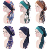 Foulard Taille unique 6PCS Matériau en polyester Avec bandeau antidérapant en polyester  Confort durable Adapté à diverses occasions