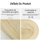 hapeau de plage vintage tricoté 60cm chapeau de protection solaire Idéal pour la plage la pêche la randonnée et au jardinage