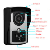 Sonnette de porte avec écran numérique HD de 10 pouces et surveillance, portier visuel domestique étanche de classe IP55