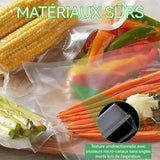 Sachet sous vide 10PCS 9x13cm/10PCS 25x35cm/10PCS 13x18cm pois de 0,19mm d'épaisseur plastique transparent hermétique sans BPA