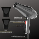 Sèche-cheveux lizze 2400W séchage rapide température constante soins capillaires professionnel ion style de sèche-cheveux domestique