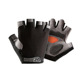 Gants de cyclisme 13cm gant de sport gants antidérapants porosité gants demi-doigts vélo gants demi-doigts pour l'extérieur noir