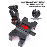 Support telephone velo compatible smartphones de 4.8-6.8 avec Installation rapide pnce de dégagement pour voiture électrique vélo