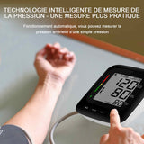 Instrument de mesure 0-299 mmHg écran LED annonce vocale instruments de mesure du bras surveillance de la santé mesure portable
