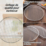 Réseau de refroidissement 16x16cm acier inoxydable 304 robuste support pour aliments frits réseau barbecues grille de cuissons