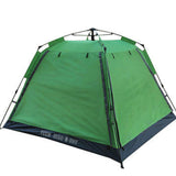 Tente de camping en plein air, double couche anti-tempête, respirante, protection solaire pour plusieurs personnes, automatique