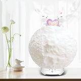 Machine d'aromathérapie créative moon moe rabbit, humidificateur d'huile essentielle, lumière d'ambiance, cadeau ornements