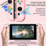 Manette de jeu 20 heures d'utilisation continue 8 mètres distance de transmission ontrôleur jeu vibration deux moteurs contrôleur