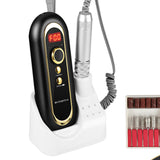 Machine à ongles portable rechargeable meuleuse à ongles électrique brosse à charbon meuleuse à ongles électrique 30000 tr/min