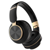 Casque anti bruit adulte 200mah bluetooth 4,2 FM autonomie de 4h monté sur la tête 3D stéréo pliables casque bluetooth sans fil