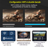 décodeur Wi-Fi 2.4/5GH android double bande ultra HD 4K infrarouge 2Go+8Go de RAM prise en charge de l'interface USB/WIFI/HDMI/AV