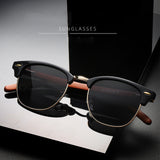 Lunettes de soleil polarisées pour hommes et femmes, lunettes de soleil polarisées à la mode rétro pour hommes et femmes