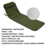 haise de plage pour la randonnée le camping la plage vert facile léger portable confort sont ultra peuencombrants matelas de plage