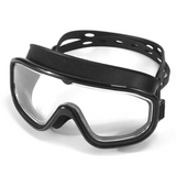 Lunettes de natation 150x78mm Lunettes natation en silicone à grande monture étanches et antibuée porter des bouchons d'oreilles