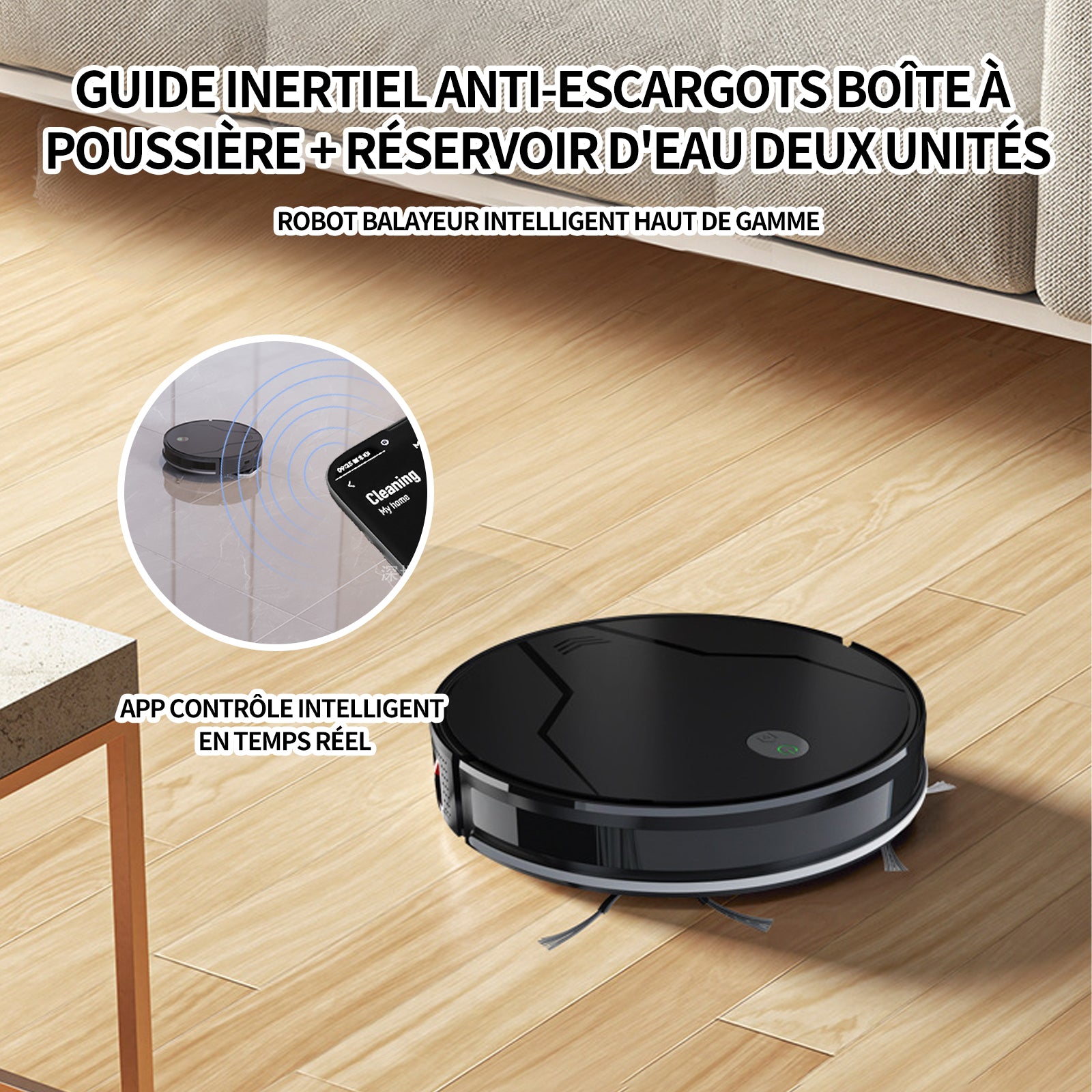 ASPIRATEUR ROBOT VORTEX 2 EN 1 CONNECTE ICLEAN 260 - Réunion ASPIRATEUR ROBOT VORTEX 2 EN 1 CONNECTE ICLEAN 260 - Réunion