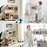 uisine Enfant 78cm Matériau sain Finition polie arrondie Scénario de jeu stimulant la créativité des enfants Cuisine pour enfants